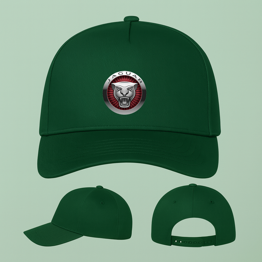 Jaguar Motorsports Supercars Five Panel Twill Snapback Cap